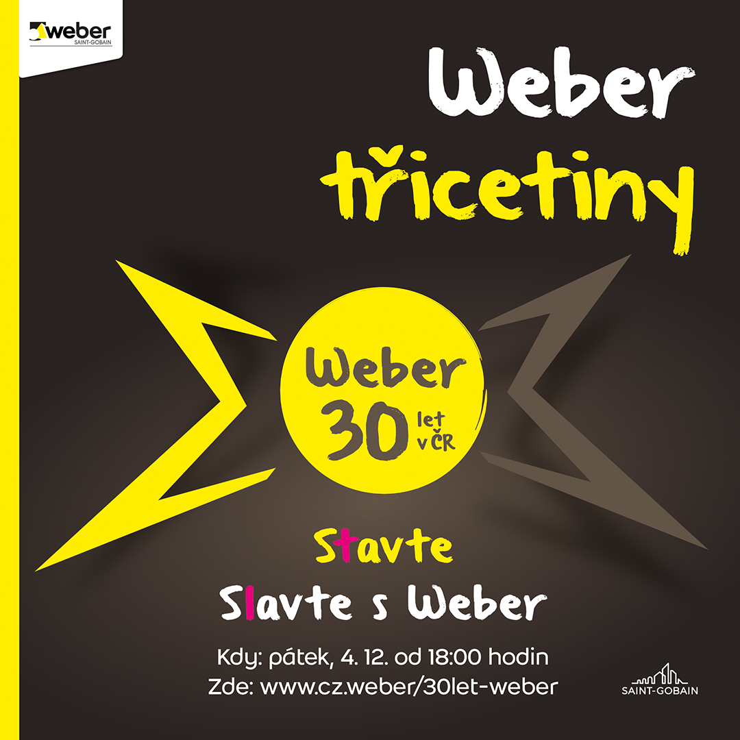 WEBER oslaví třicítku na trhu online - buďte u toho!