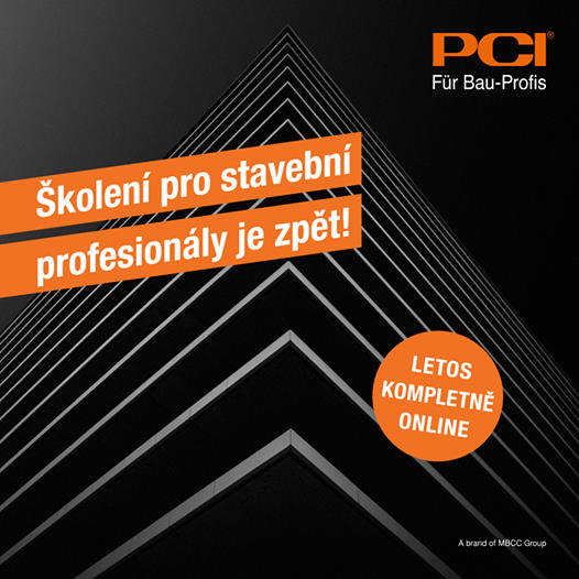 Školení PCI pro stavební profesionály - letos kompletně ONLINE a ZDARMA