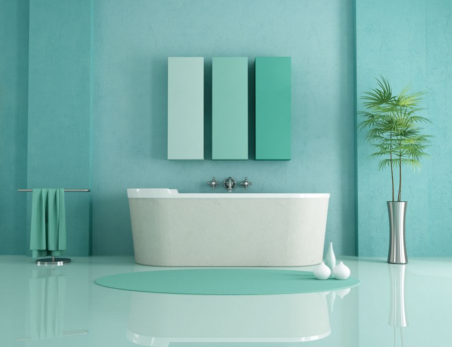 Moderní hygienická povrchová úprava stěn pro koupelny a wellness