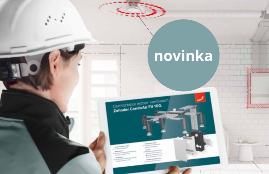 Nová "neviditelná" větrací jednotka pro bezproblémovou instalaci 
