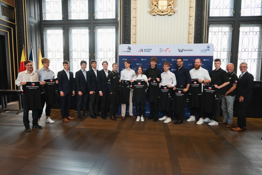 14 českých talentů míří na soutěž EuroSkills 2025 do Dánska