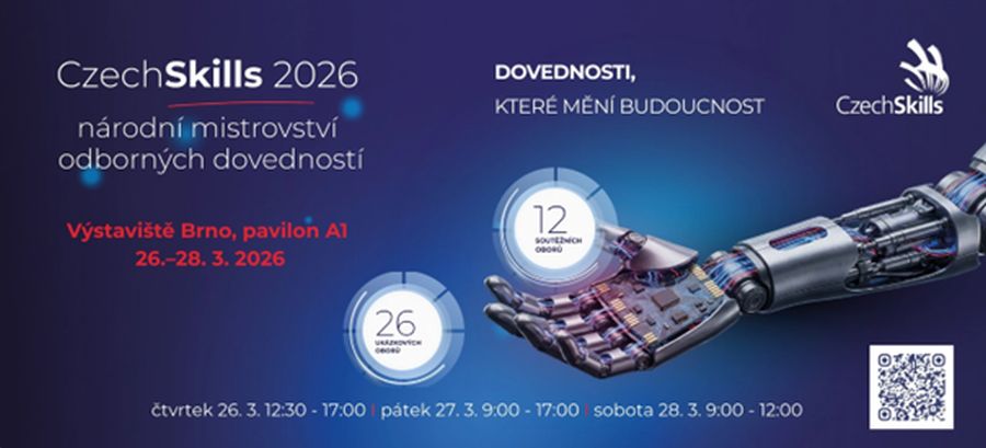 CzechSkills 2026 ukáže mladé talenty, kteří posouvají obory vpřed.
