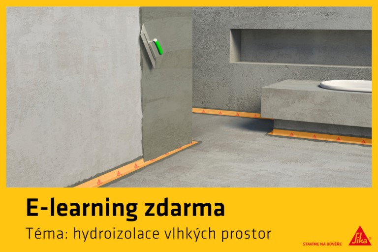 Školení zdarma – hydroizolace v mokrých prostorách