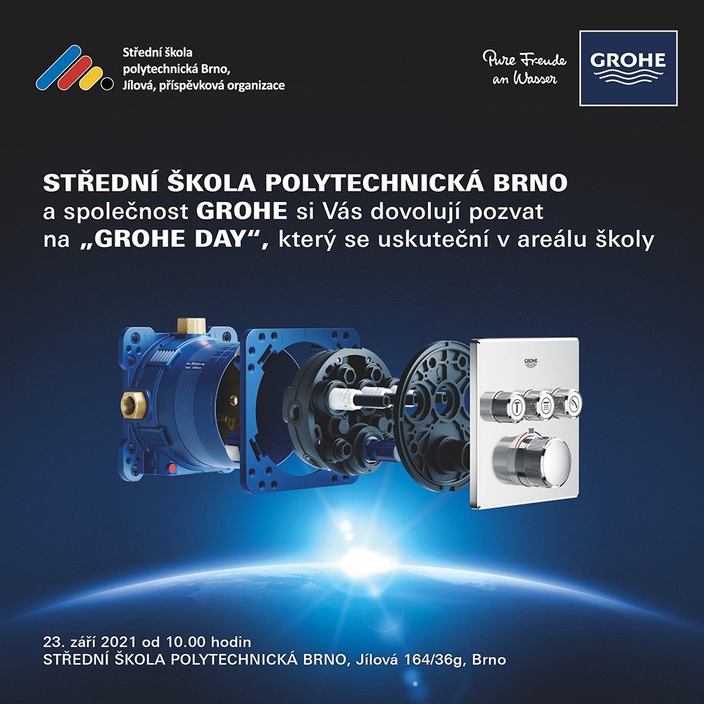 GROHE DAY - 23. 9., SPŠ Jílová