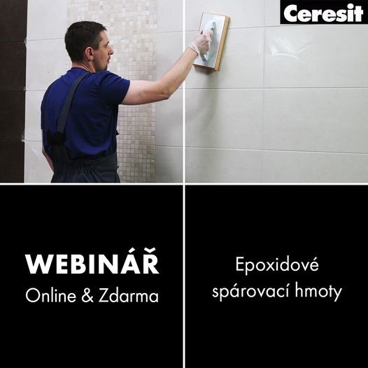 Online webinář Epoxidové spárovací hmoty - 10. 5. v 15:00