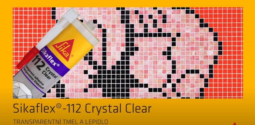 Transparentní lepidlo a tmel Sikaflex®-112 Crystal Clear