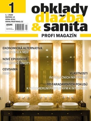Nové vydání časopisu Obklady, dlažba & sanita - 1/2020
